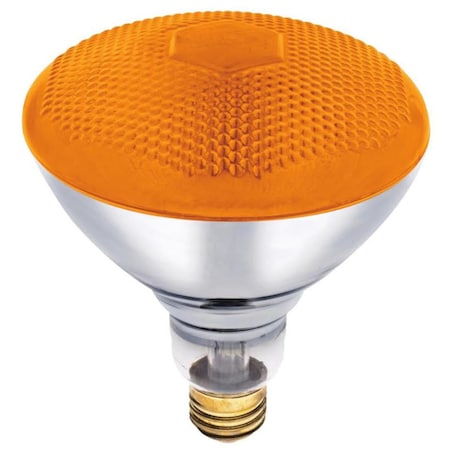 Westinghouse Westinghouse 100 W E26 Reflector Incandescent Bulb E26 (Medium) Amber 1 pk 04411